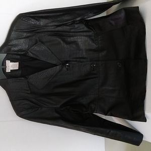 Worthington leather blazer SZ S